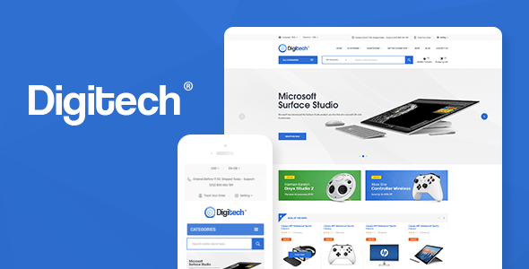 Digitech v1.0.9 - Technology Theme for WooCommerce