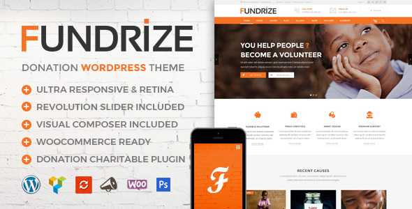 Fundrize v1.9 - Responsive Donation & Charity Theme