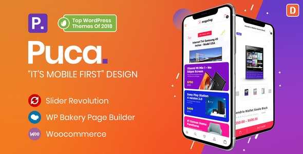 Puca v1.5.8 - Optimized Mobile WooCommerce Theme