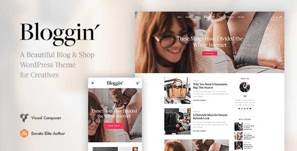 Blggn v1.4.0 - A Responsive Blog & Shop WordPress Theme