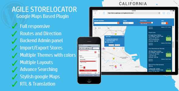 Store Locator (Google Maps) For WordPress v4.6.3