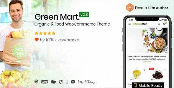 GreenMart v2.3.8 - Organic & Food WooCommerce WordPress Theme