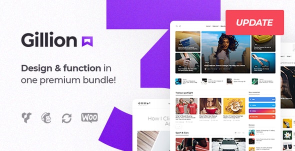 Gillion v3.5.5 - Multi-Concept Blog/Magazine & Shop WordPress Theme Gillion v3.5.5 - Multi-Concept Blog/Magazine & Shop WordPress Theme