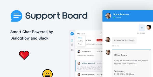 Support Board v3.0.1 - Chat WordPress Plugin - Chat & Support Support Board v3.0.1 - Chat WordPress Plugin - Chat & Support