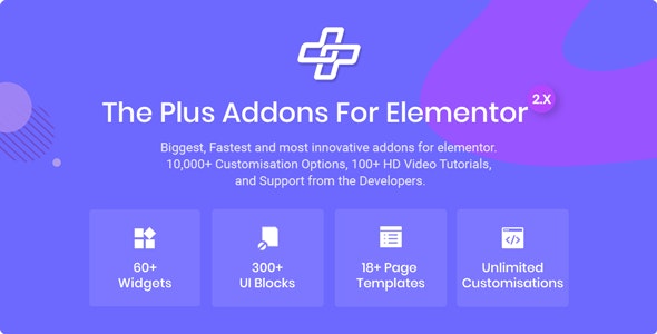 The Plus v3.3.0 - Addon for Elementor Page Builder WordPress Plugin The Plus v3.3.0 - Addon for Elementor Page Builder WordPress Plugin