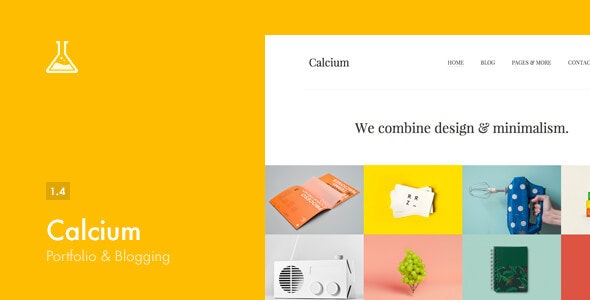 Calcium v1.4 - Minimalist Portfolio & Blogging Theme Calcium v1.4 - Minimalist Portfolio & Blogging Theme