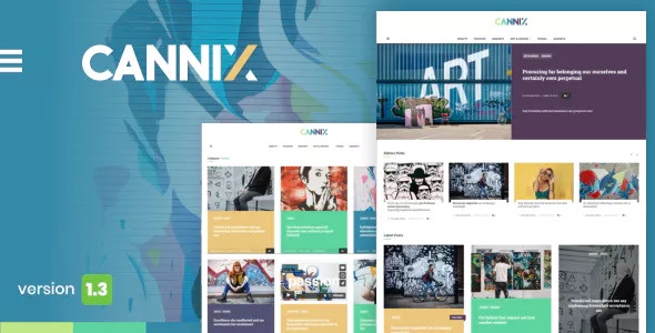Cannix v1.3.3 - A Vibrant WordPress Theme