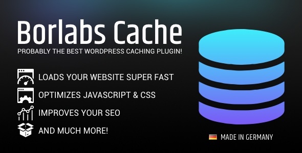 Borlabs Cache v1.6.0 - WordPress Caching Plugin Borlabs Cache v1.6.0 - WordPress Caching Plugin
