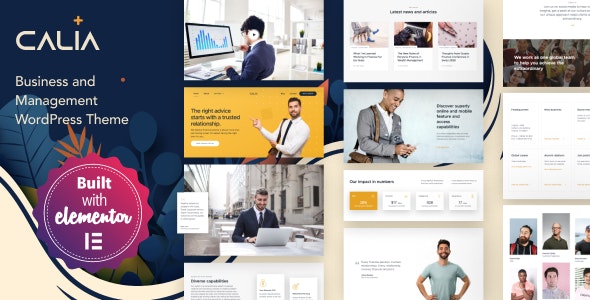 Calia v1.2.42 - Business and Management WordPress Theme