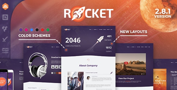 Rocket v2.8.4 - Creative Multipurpose WordPress Theme