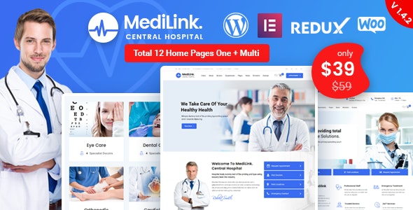 Medilink v1.5.0 - Health & Medical WordPress Theme