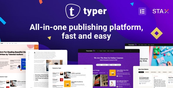 Typer v1.7.0 - Amazing Blog and Multi Author Publishing Theme